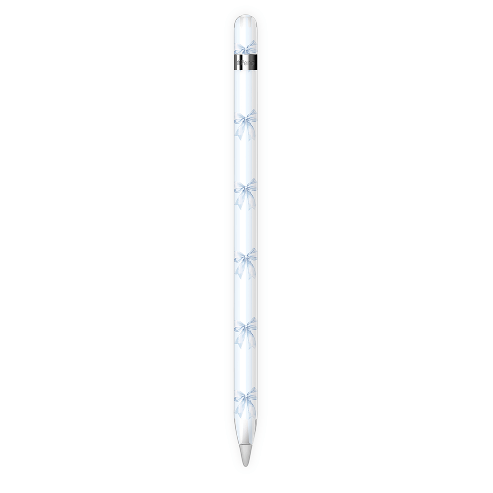 Sky Blue Bows Apple Pencil Skins
