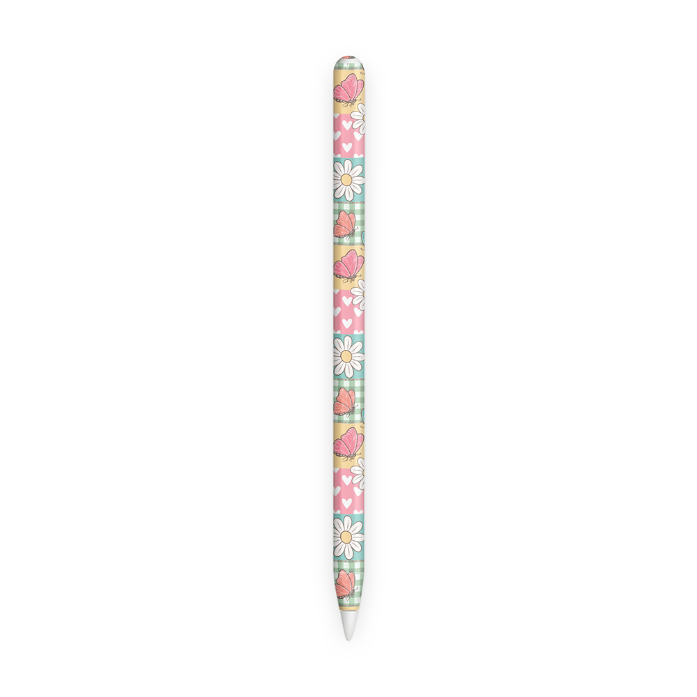 Butterfly Patchwork Apple Pencil Skins