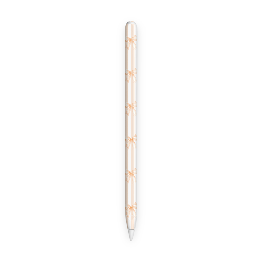 Apricot Bows Apple Pencil Skins