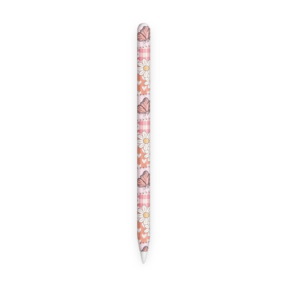 Blush Patchwork Apple Pencil Skins