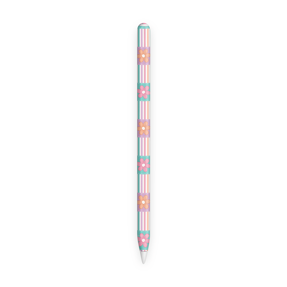 Daisy Patchwork Apple Pencil Skins