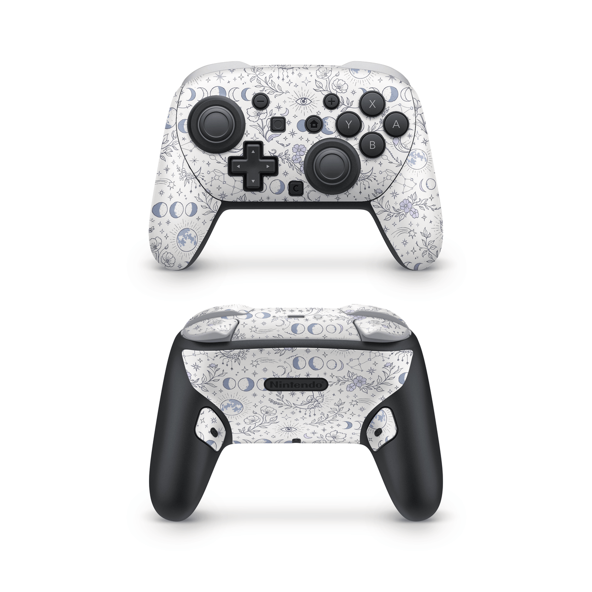 Serene Celestial Nintendo Switch Pro Controller Decal Skins