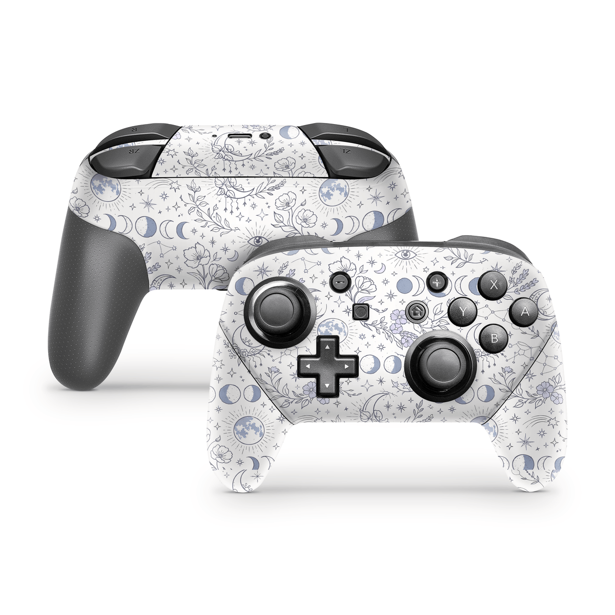 Serene Celestial Nintendo Switch Pro Controller Decal Skins