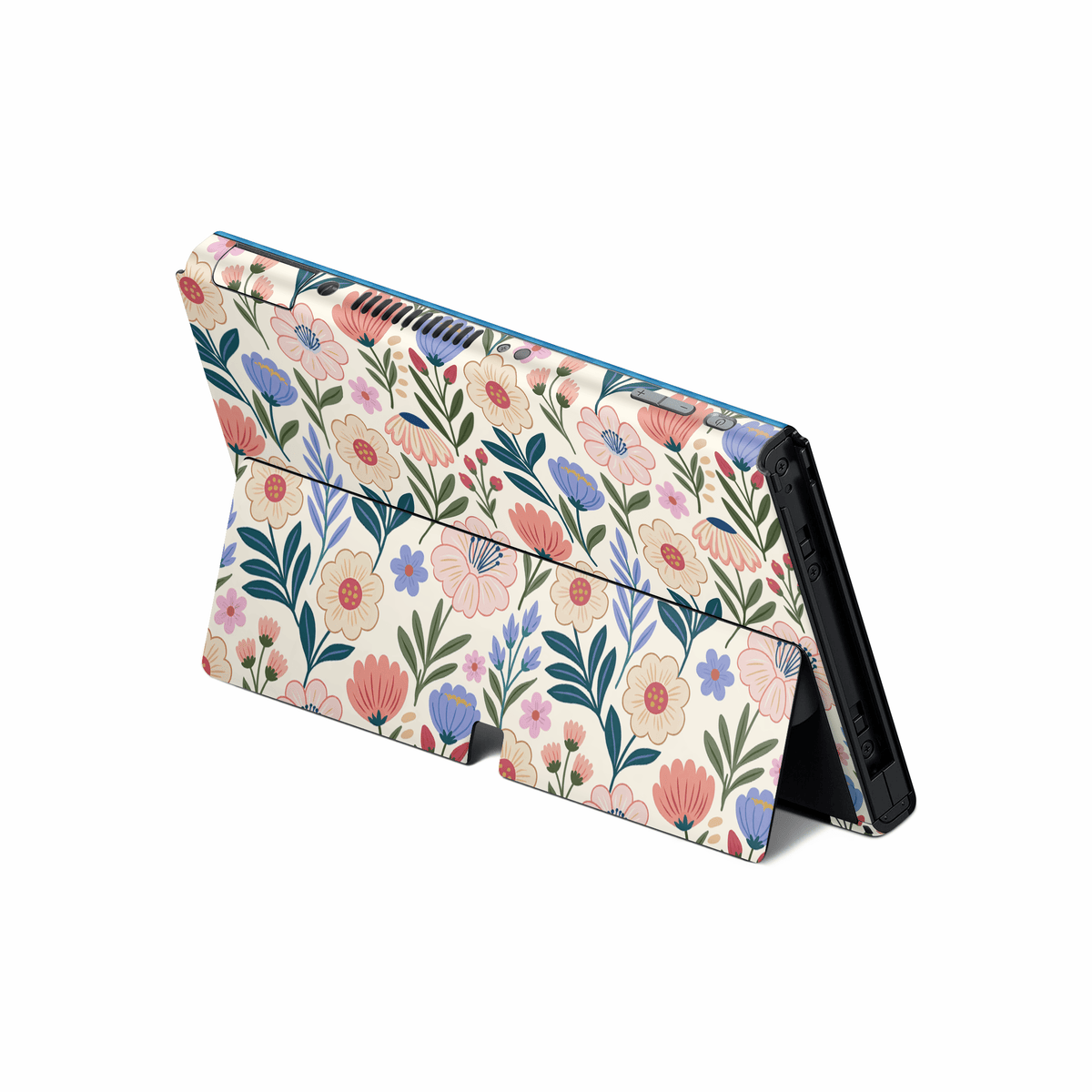 Sunset Wildflowers Nintendo Switch OLED Decal Skin