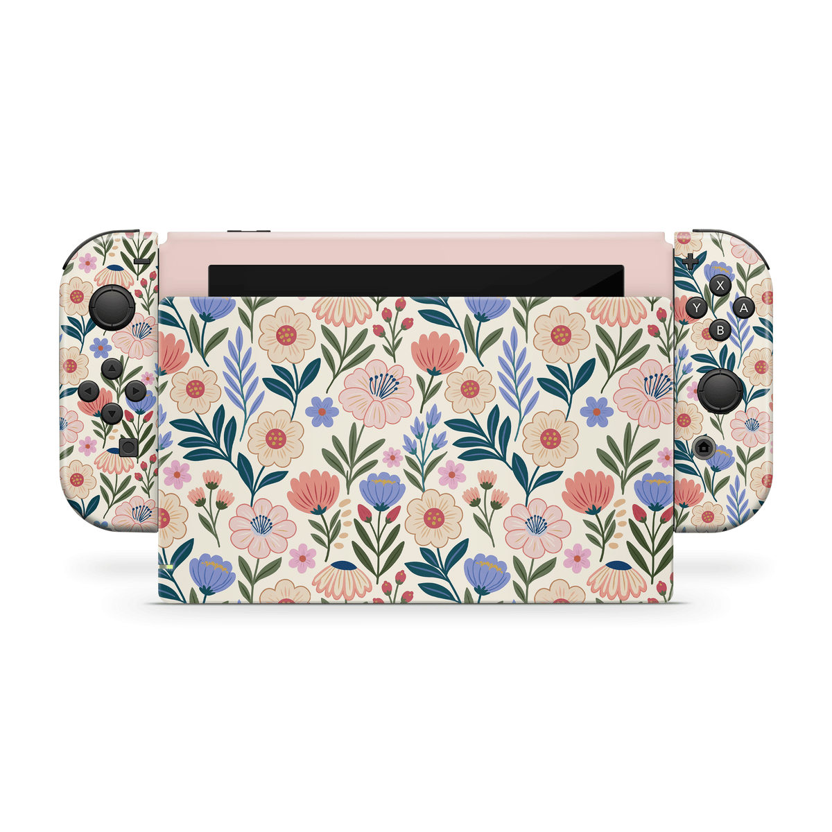 Sunset Wildflowers Nintendo Switch Decal Skin