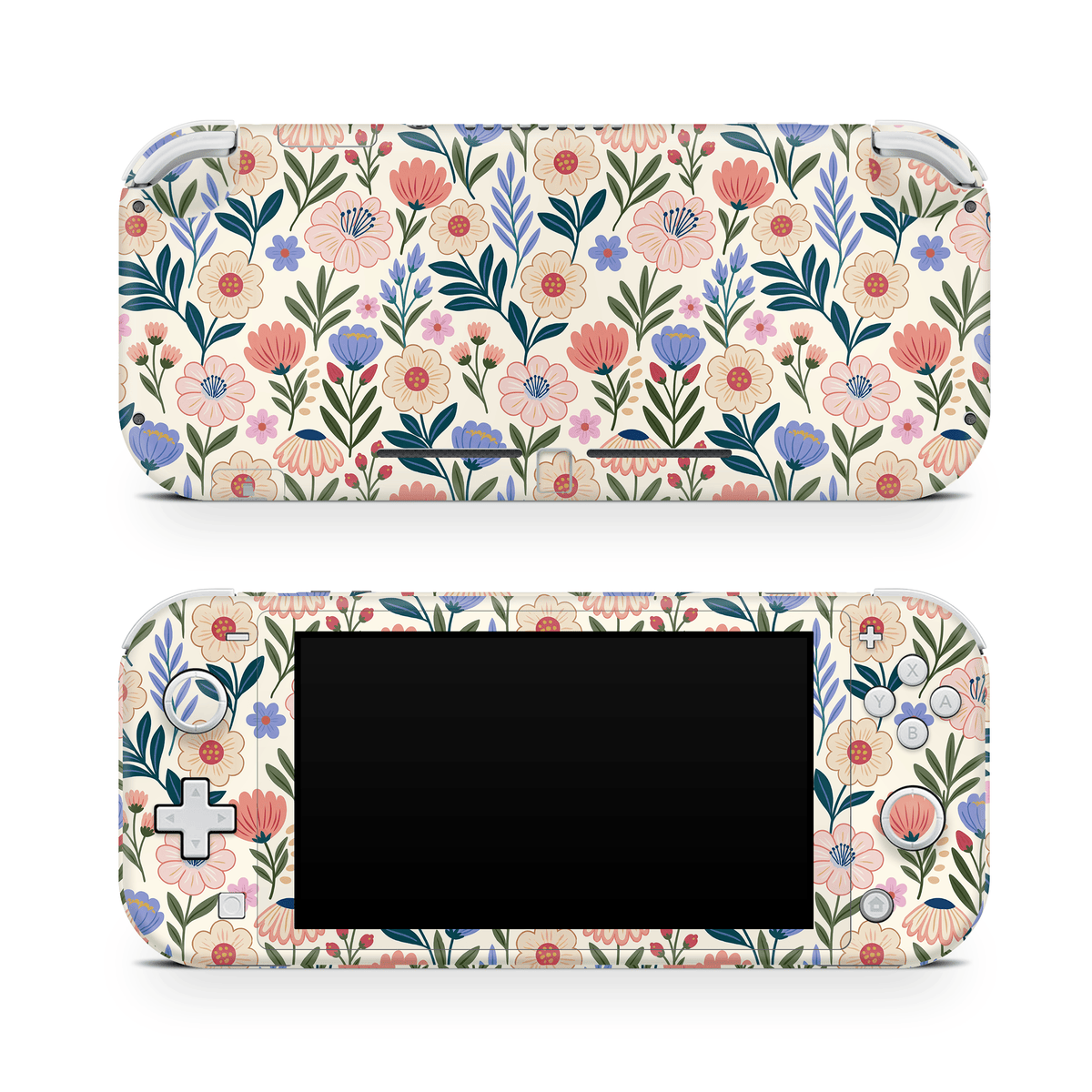Sunset Wildflowers Nintendo Switch Lite Decal Skin