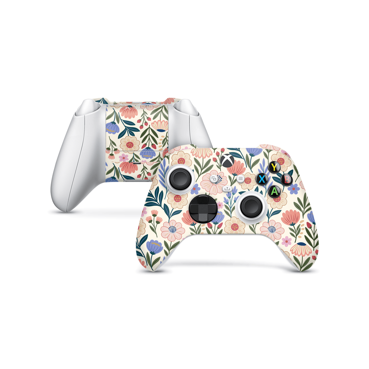 Sunset Wildflowers Xbox Series Controller Decal Skin