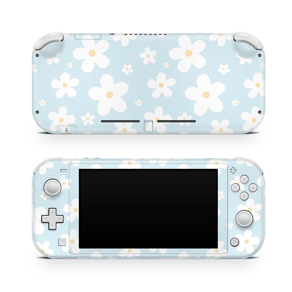 Serene Daisies Nintendo Switch Lite Skin