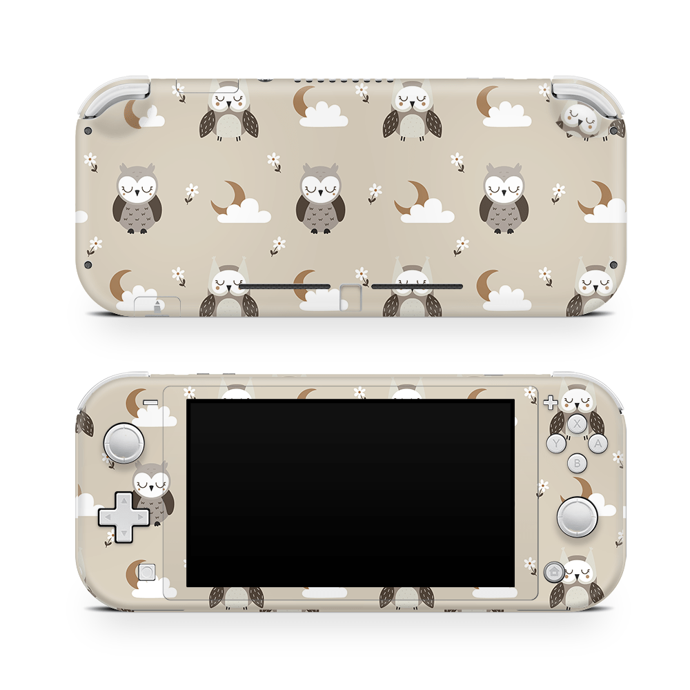 Midnight Owls Nintendo Switch Lite Skin