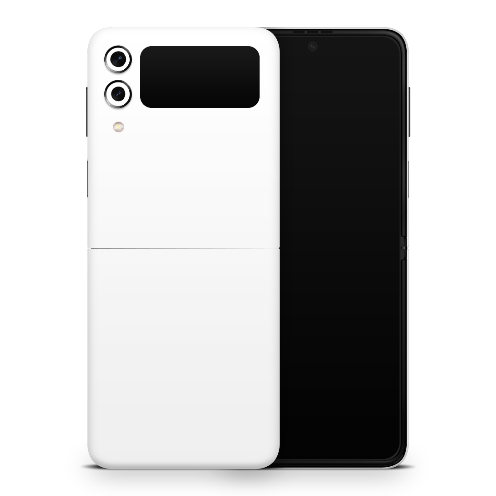 Crisp White Samsung Galaxy Z Flip / Fold Skins