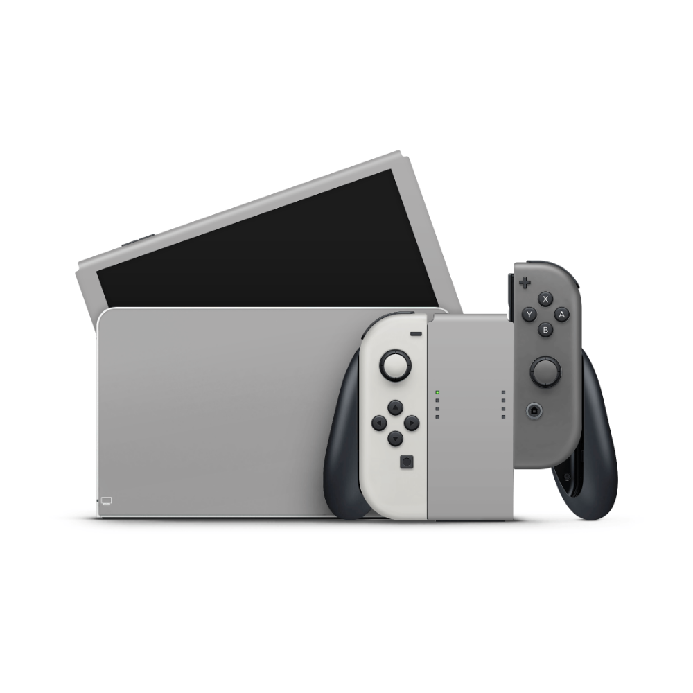 Faded Grey Nintendo Switch OLED Skin