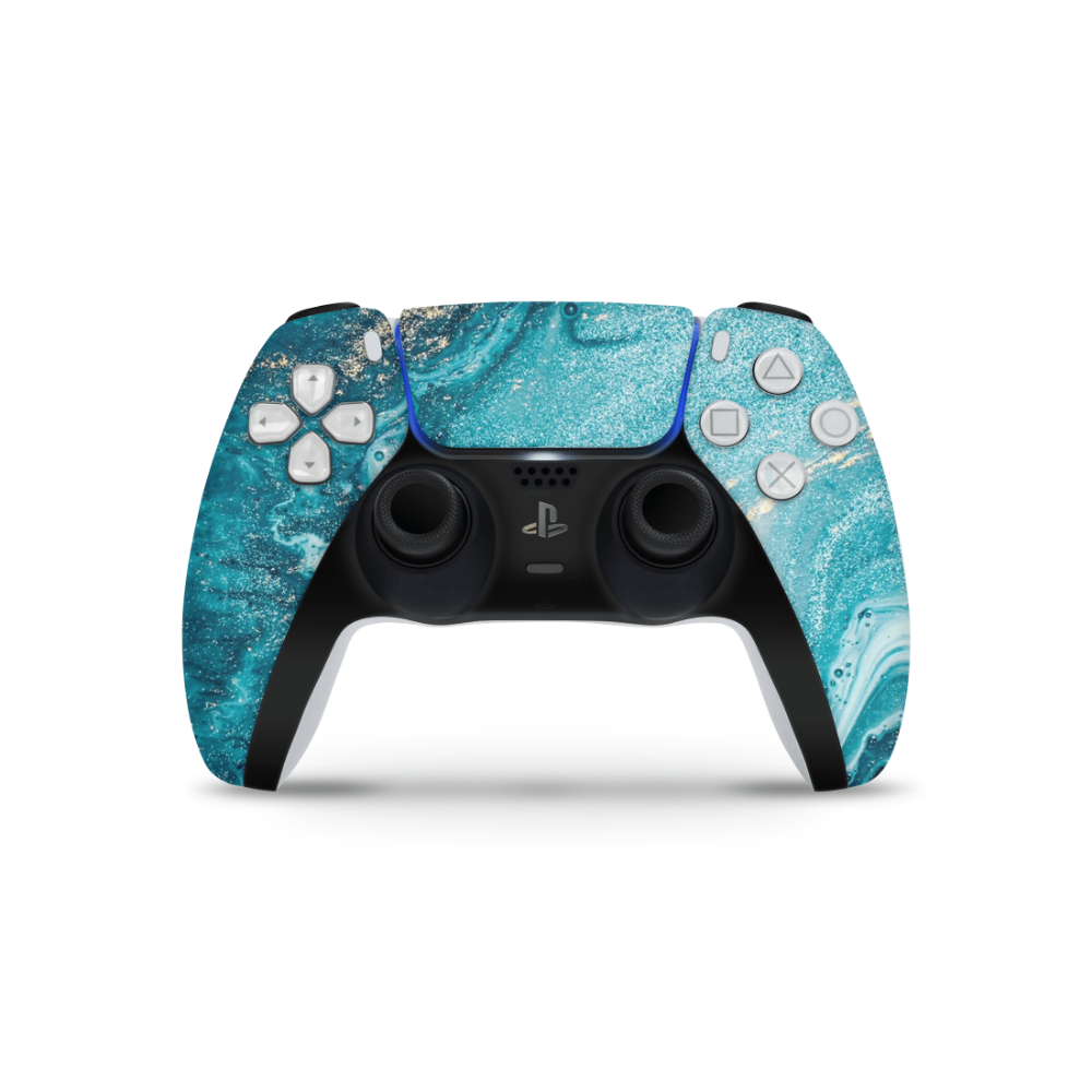 Aqua Beach PS5 Controller Skin
