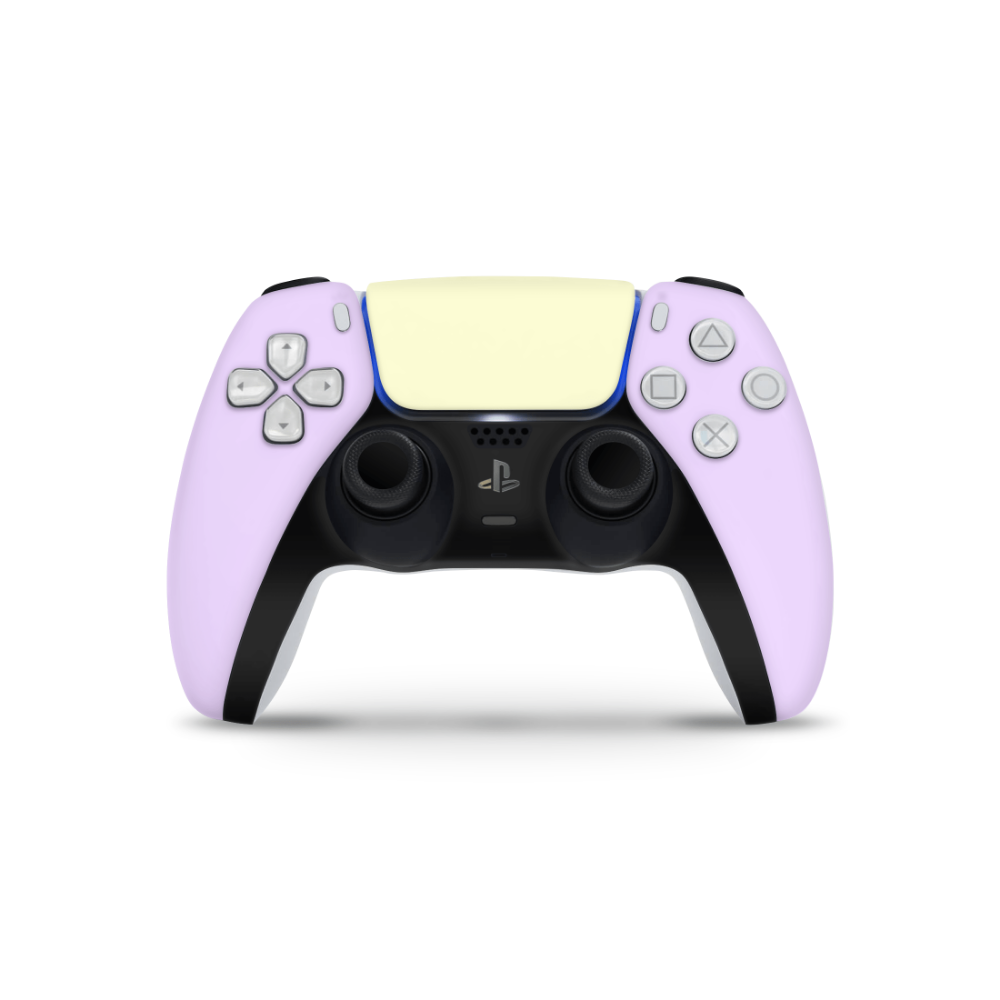 Lilac Yellow PS5 Controller Skin