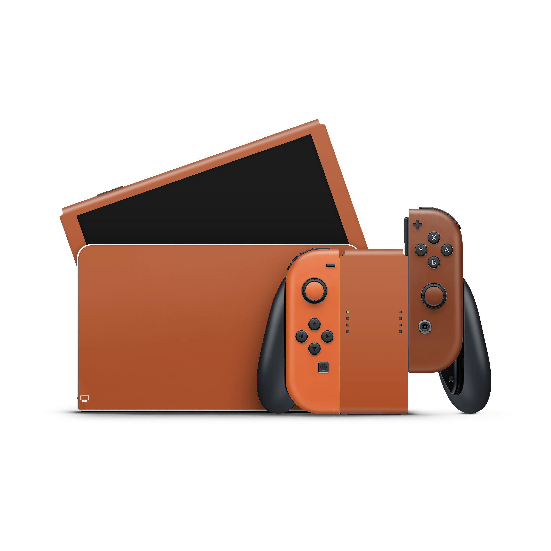 Burnt Orange Nintendo Switch OLED Skin
