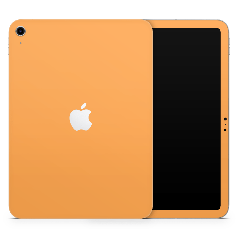 Retro Orange Apple iPad Skin