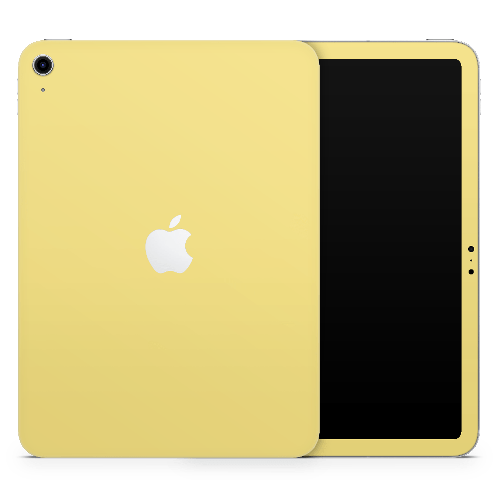 Mustard Yellow Apple iPad Skin