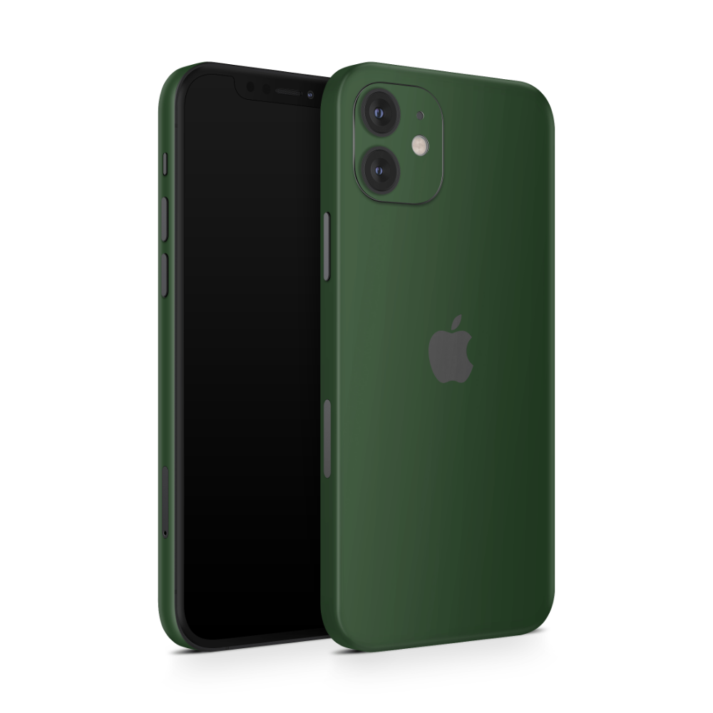 Forest Green Apple iPhone Skins