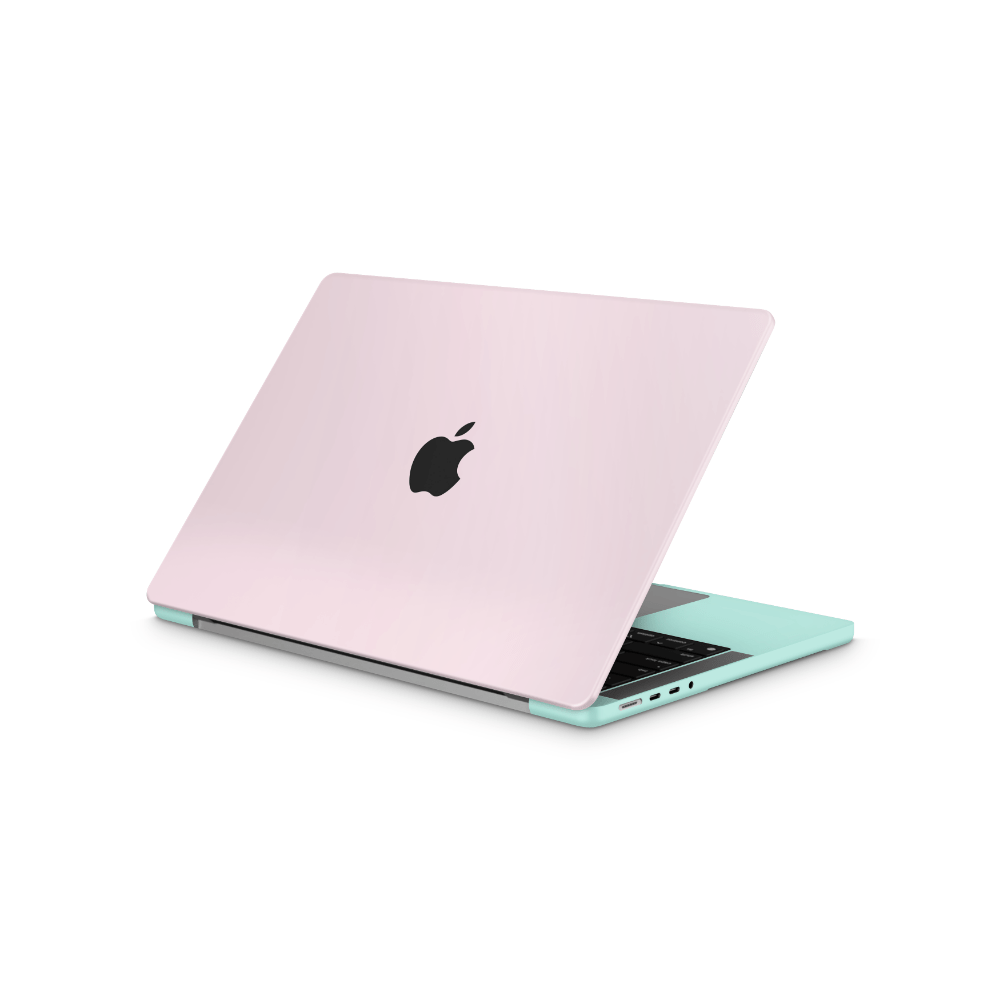 Pink Mint Retro Pastels Apple MacBook Skins