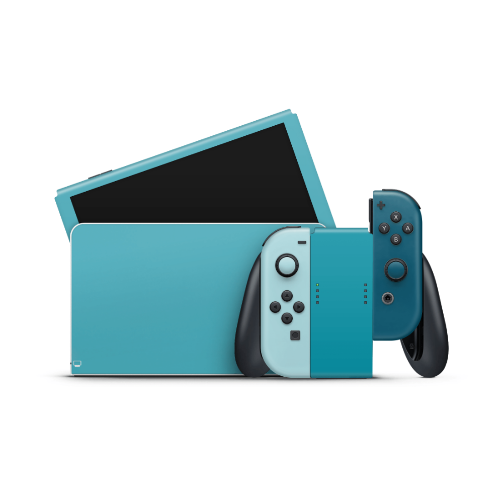 Ocean Blues Nintendo Switch OLED Skin