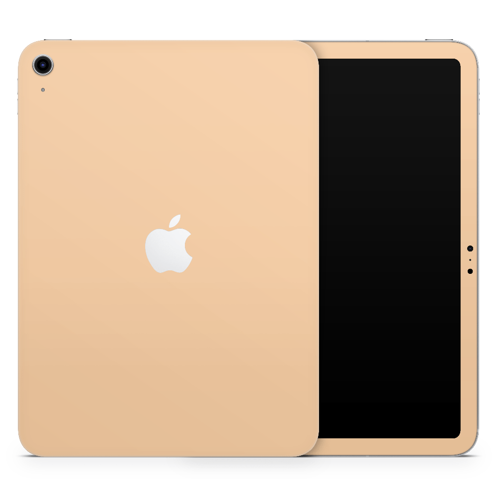 Creme Orange Apple iPad Skin