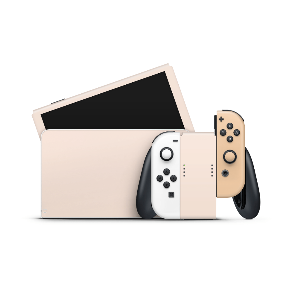 Creme Beige Nintendo Switch OLED Skin