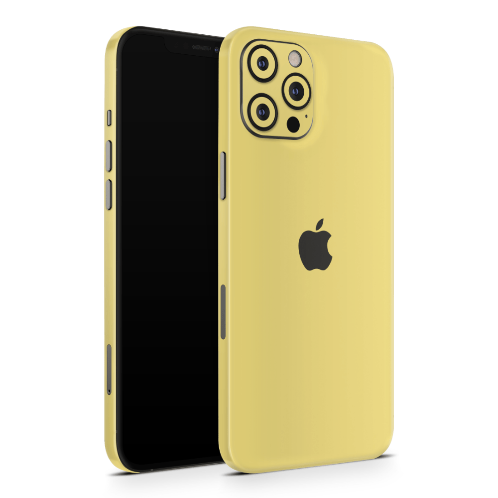 Mustard Yellow Apple iPhone Skins