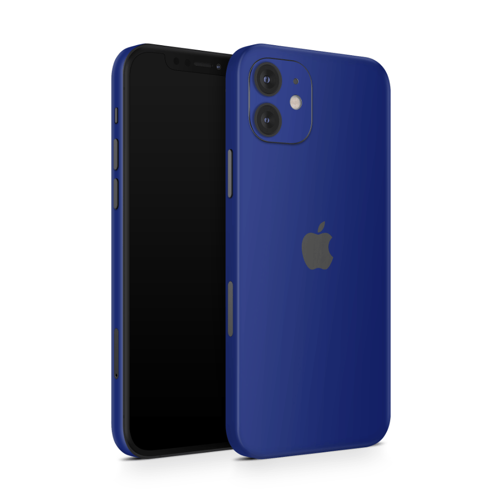 Royal Blue Apple iPhone Skins