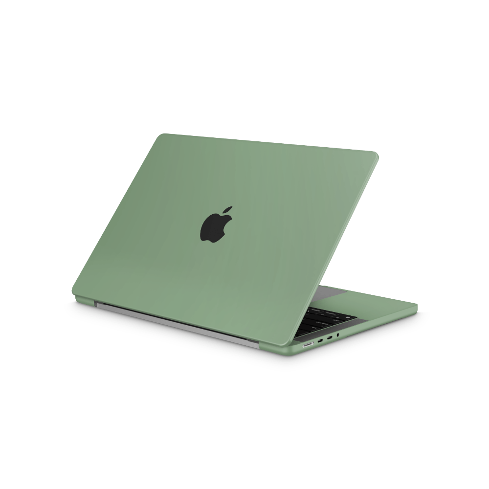 Juniper Green Apple MacBook Skins