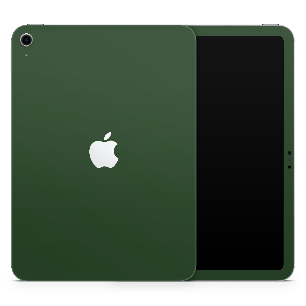 Forest Green Apple iPad Skin