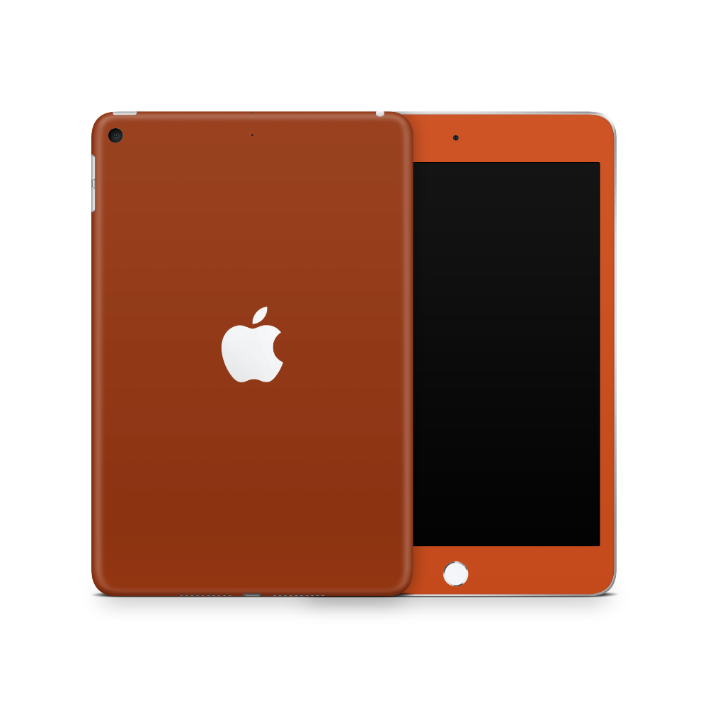 Burnt Orange Apple iPad Mini Skin