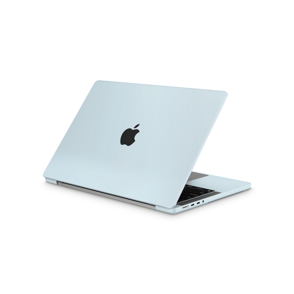 Icy Blue Apple MacBook Skins