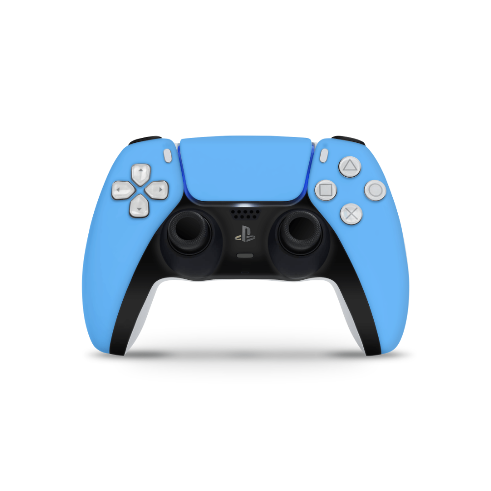 Electric Blue PS5 Controller Skin