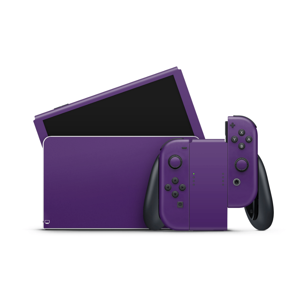 Deep Purple Nintendo Switch OLED Skin