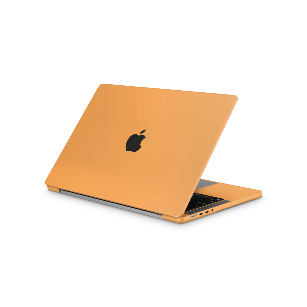 Retro Orange Apple MacBook Skins
