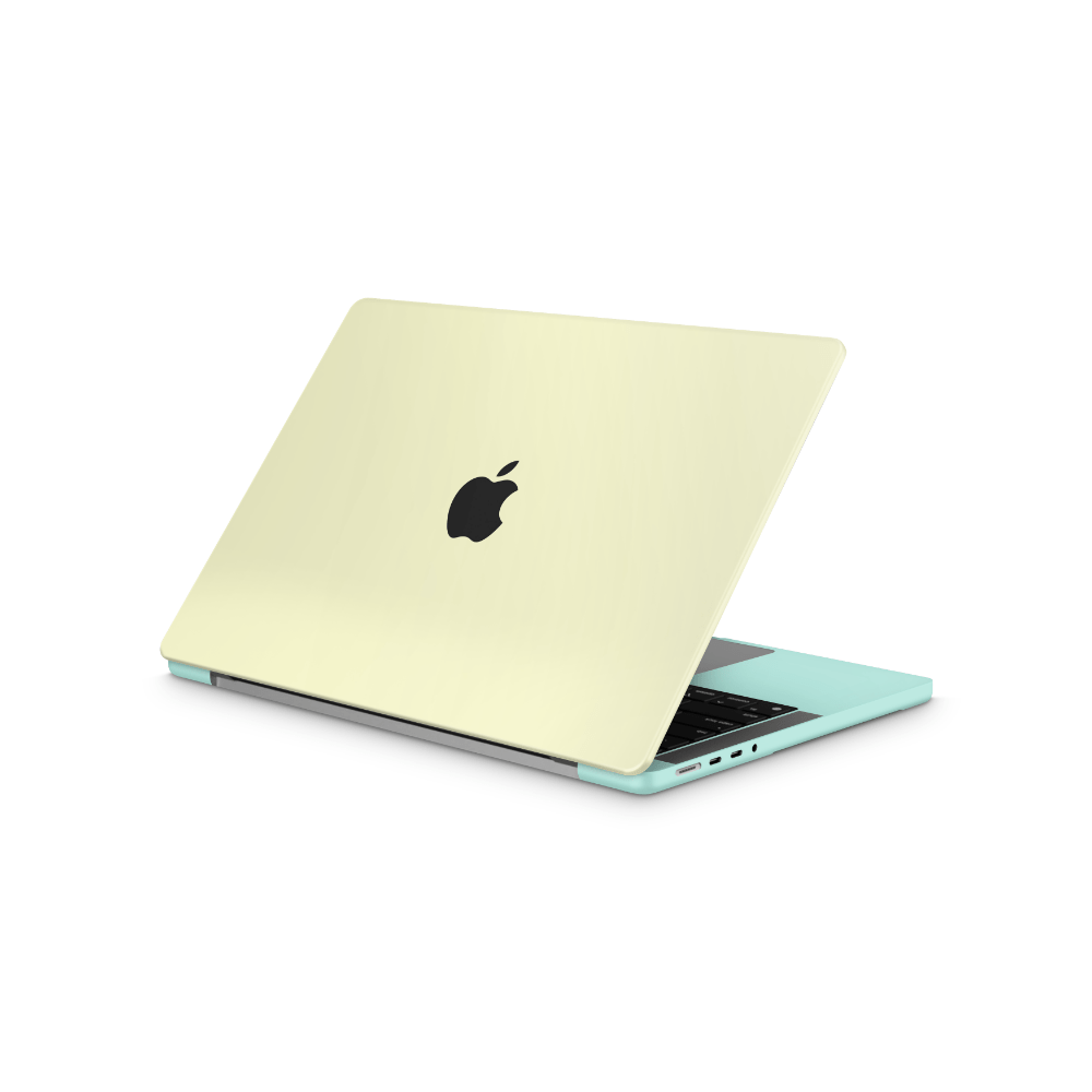 Yellow Mint Retro Pastels Apple MacBook Skins
