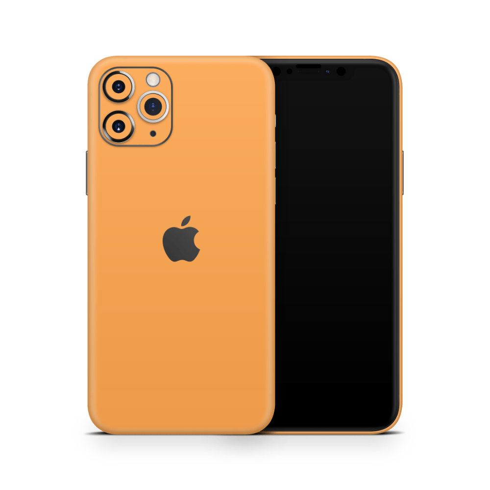 Retro Orange Apple iPhone Skins