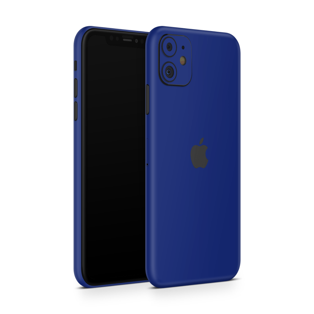 Royal Blue Apple iPhone Skins