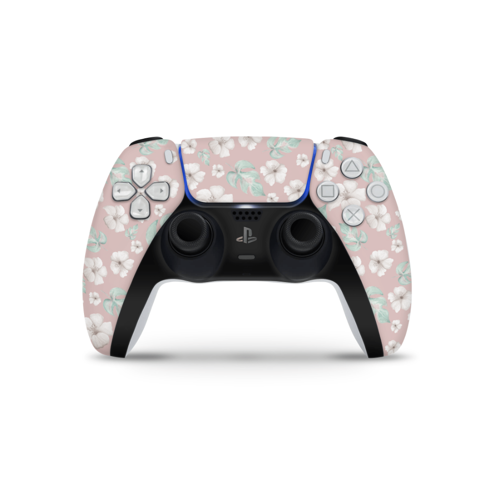 Mauve Wildflowers PS5 Controller Skin