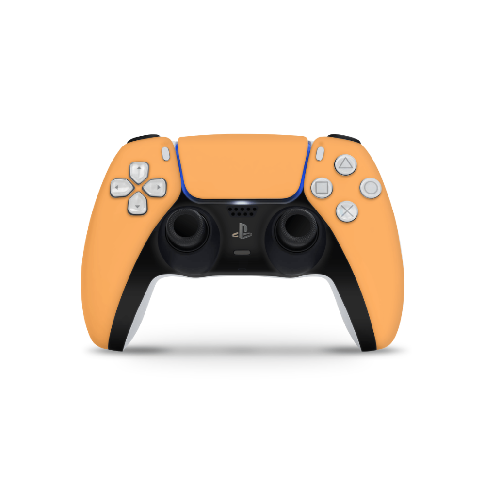 Retro Orange PS5 Controller Skin