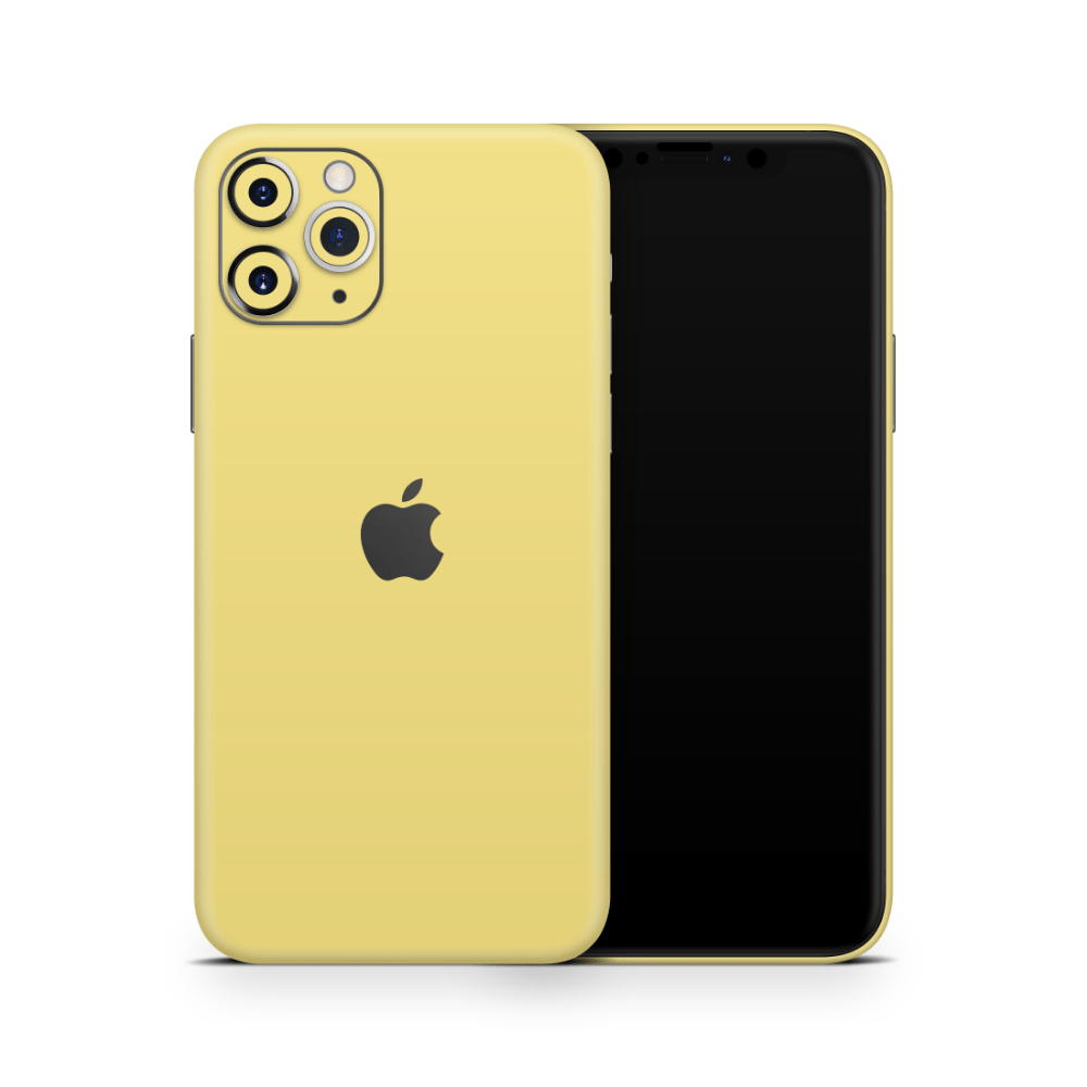 Mustard Yellow Apple iPhone Skins