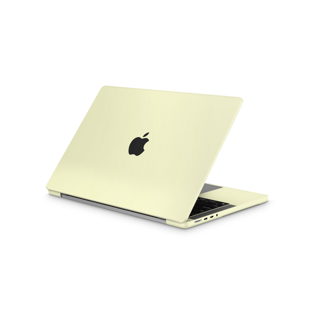 Eggy Yellow Apple MacBook Skins