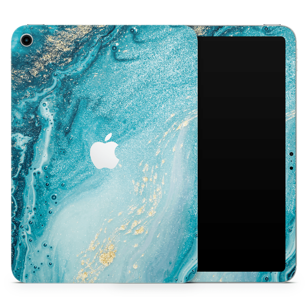 Aqua Beach Apple iPad Skin
