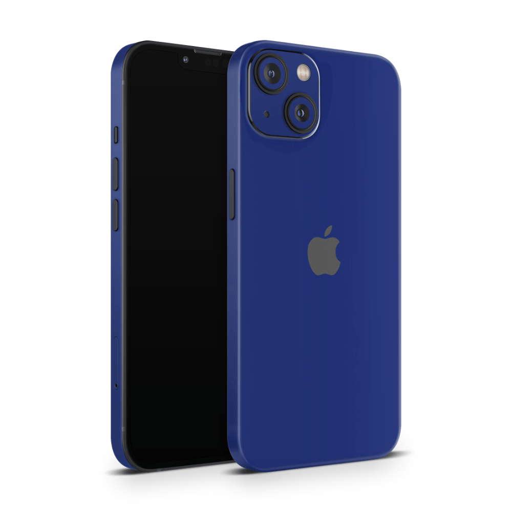 Royal Blue Apple iPhone Skins