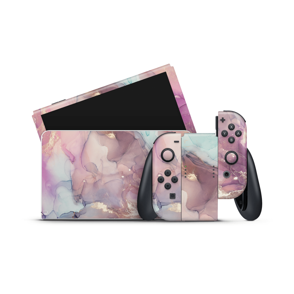 Stained Glass Nintendo Switch OLED Skin