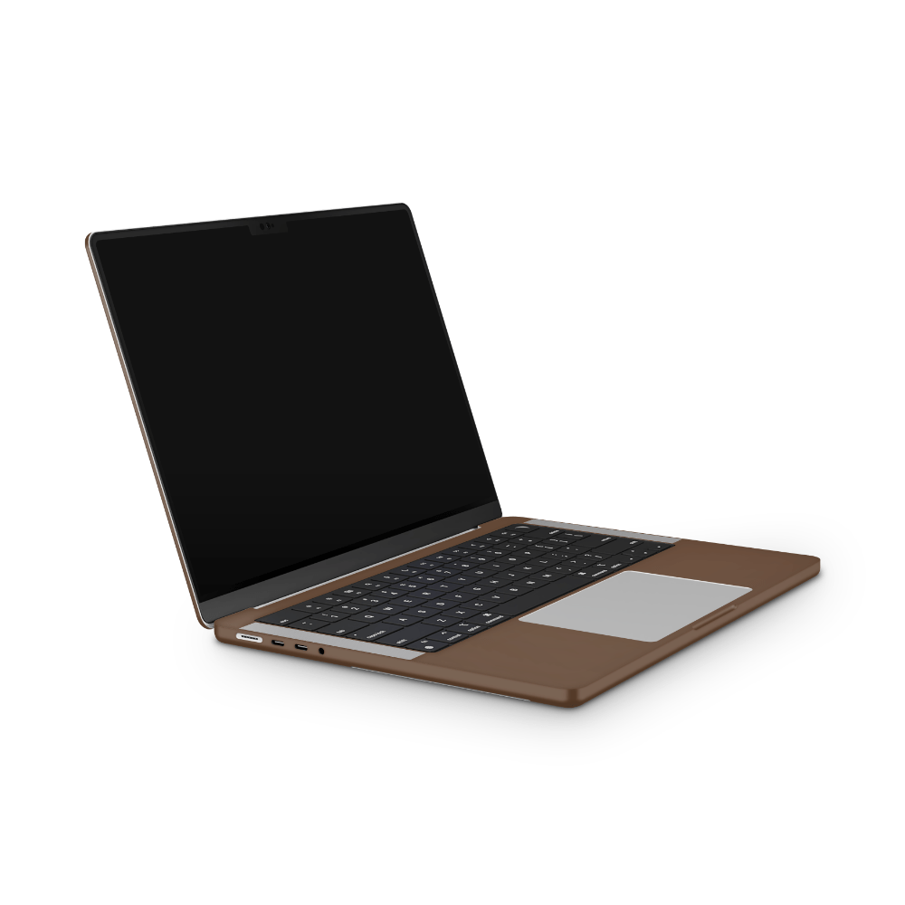 Dark Chocolate Apple MacBook Skins