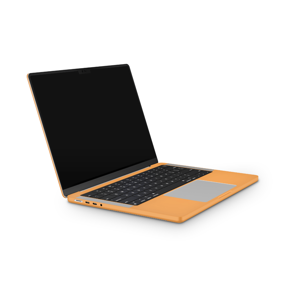 Retro Orange Apple MacBook Skins