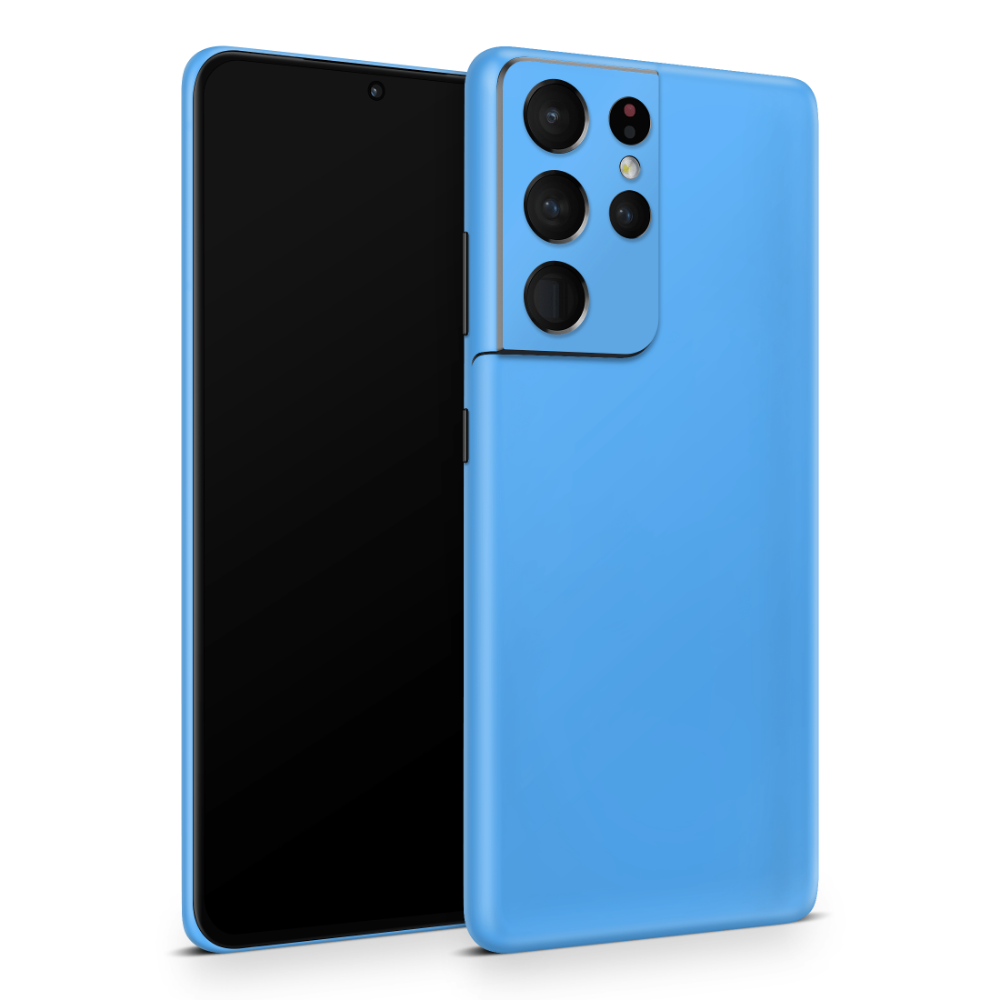 Electric Blue Samsung Galaxy S Skins