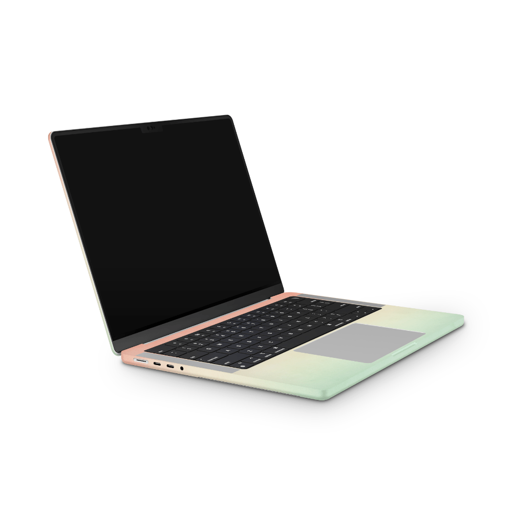 Peachy Sunset Apple MacBook Skins