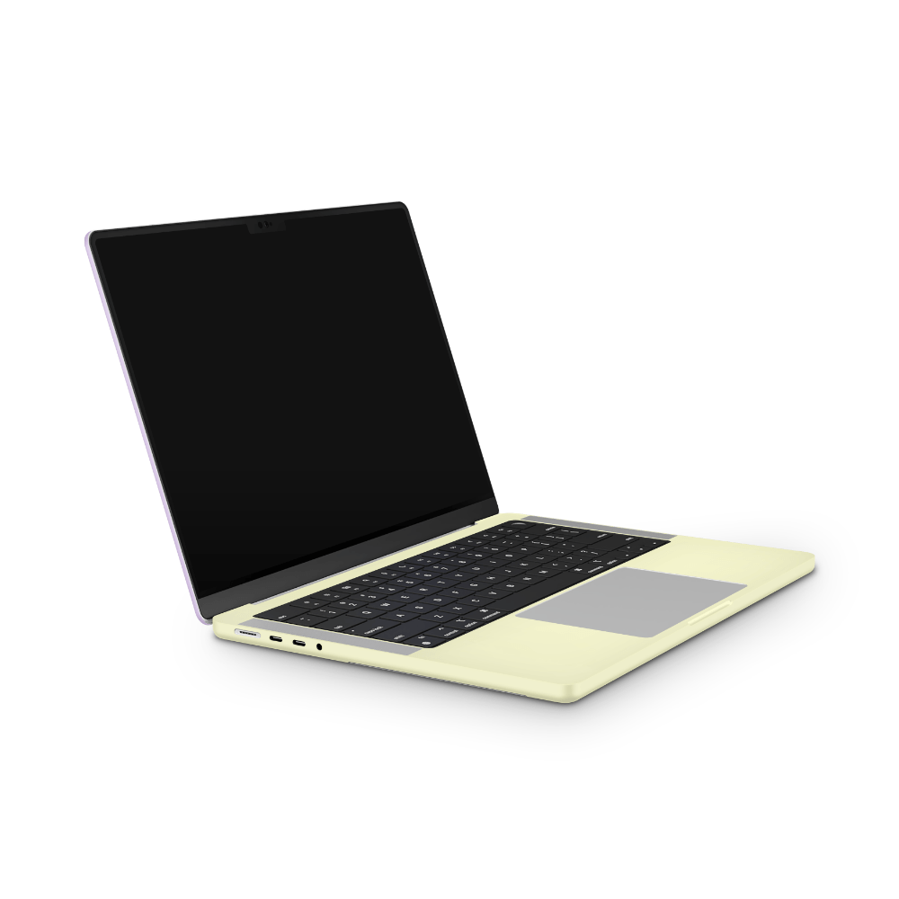 Lilac Yellow Retro Pastels Apple MacBook Skins