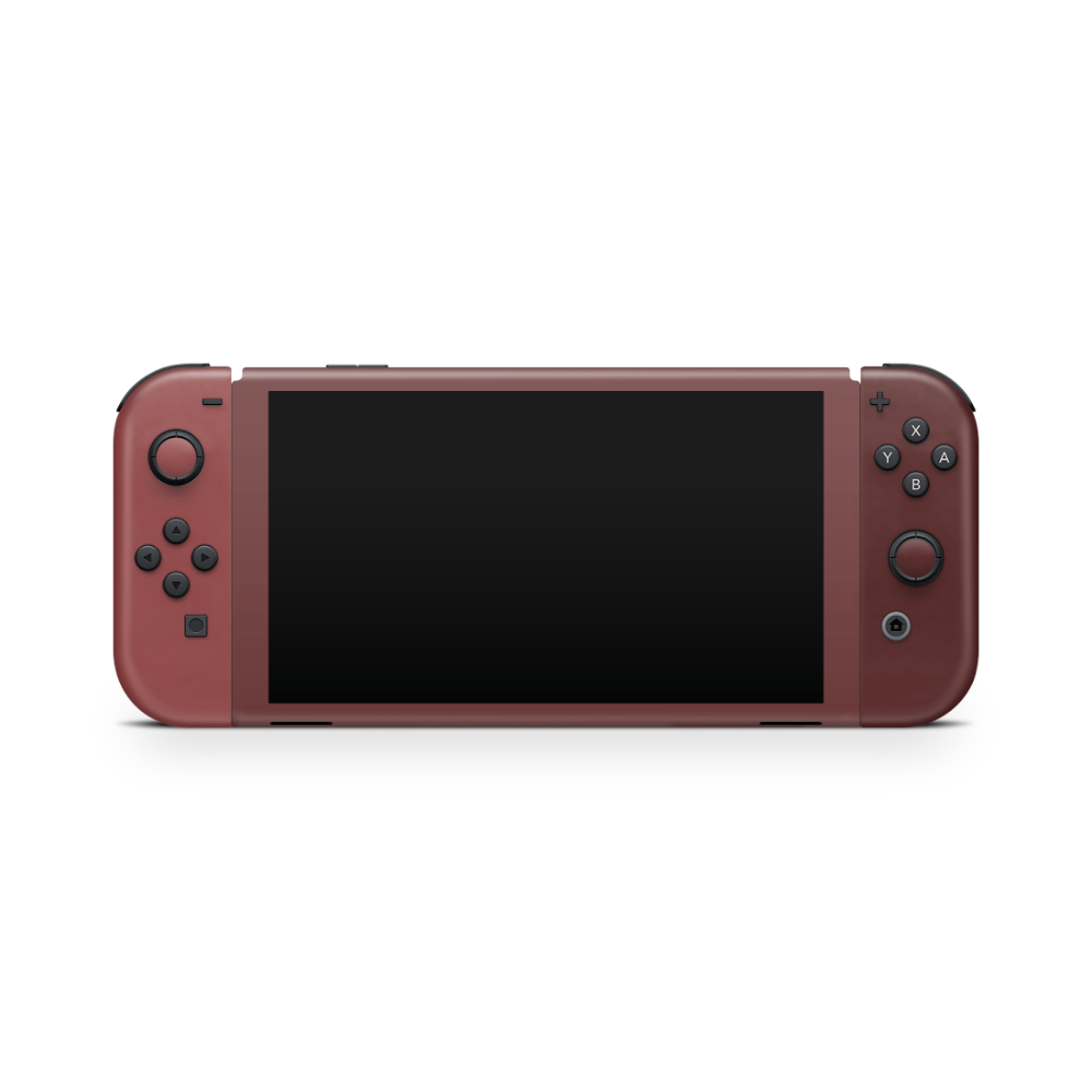 Velvet Maroon Nintendo Switch OLED Skin